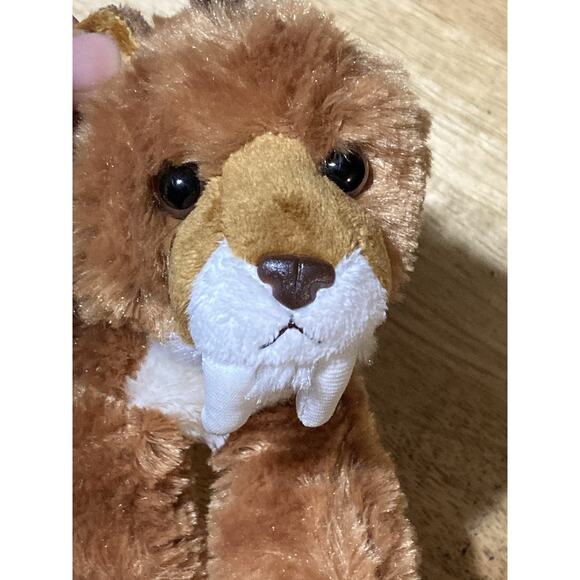 Aurora Saber Tooth Tiger Plush Stuffed Animal - Picture 6 of 6